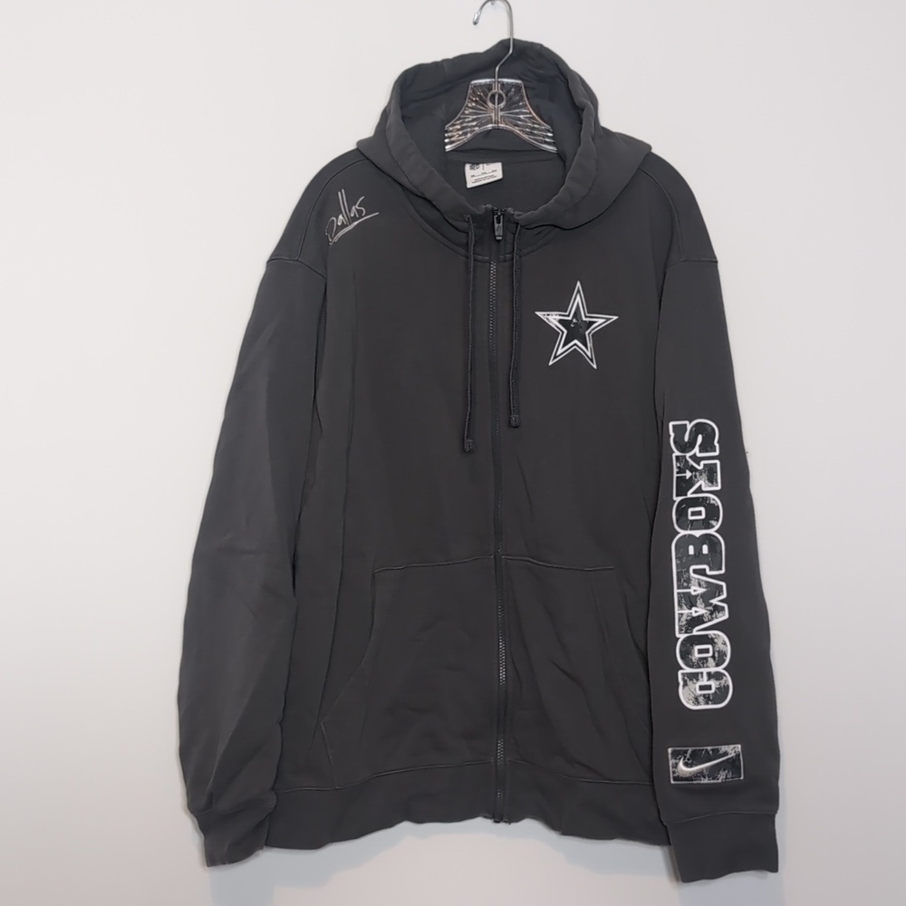Nike NFL Dallas Cowboys Full Zip Hoodie Sweatshirt